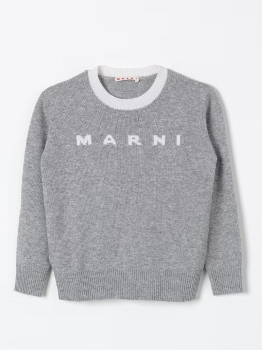 NWOT MARNI Sweater Grey and White